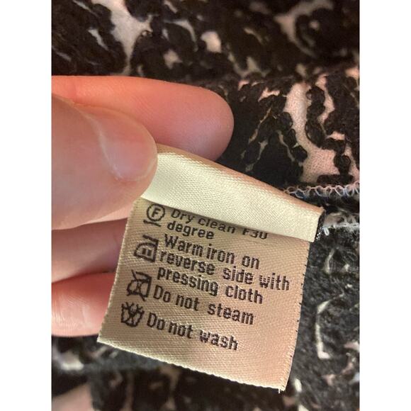 Suno Embroidered Top Cotton Black & White Damask Floral Print ~ Sz M /2 ~ Lovely - Picture 7 of 7